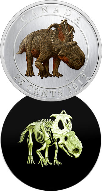 Монета «Пахиринозавр»