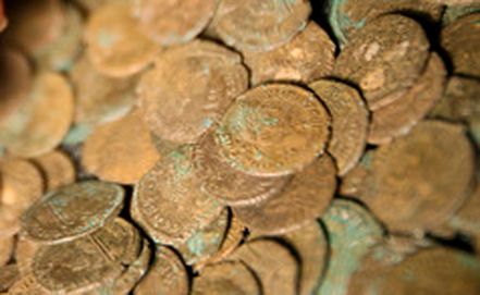 Клад монет обнаружен у берегов Таманского полуострова
