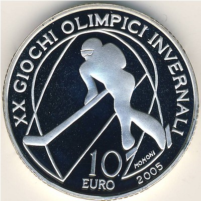 Italy, 10 euro, 2005