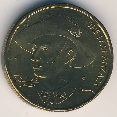Австралия, 1 доллар (1999–2000 г.)