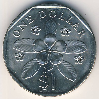 Сингапур, 1 доллар (1985–1987 г.)