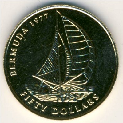 Bermuda Islands, 50 dollars, 1977