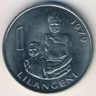 Свазиленд, 1 лилангени (1974–1979 г.)