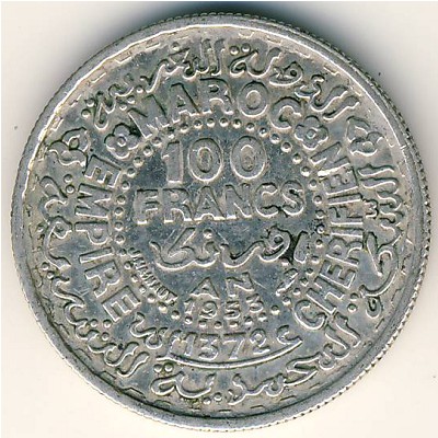 Марокко, 100 франков (1953 г.)
