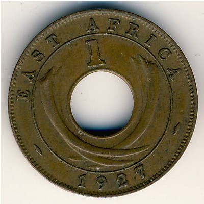 East Africa, 1 cent, 1922–1935