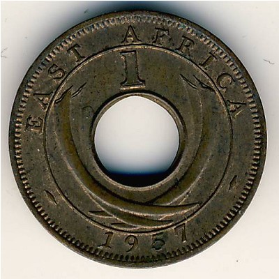 Восточная Африка, 1 цент (1954–1962 г.)