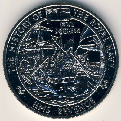 Alderney, 5 pounds, 2004