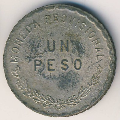 Oaxaca, 1 peso, 1915