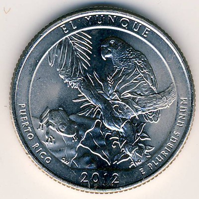 USA, Quarter dollar, 2012