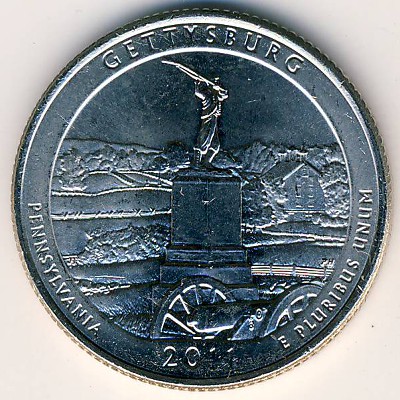USA, Quarter dollar, 2011