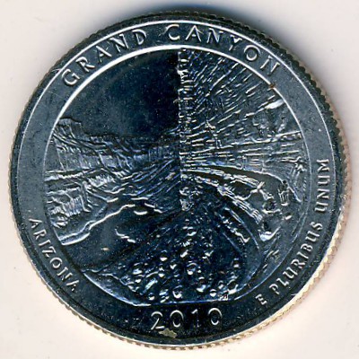 USA, Quarter dollar, 2010