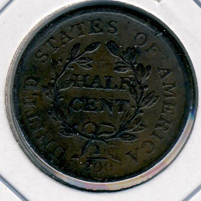 USA, 1/2 cent, 1800–1808