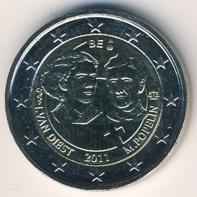 Belgium, 2 euro, 2011
