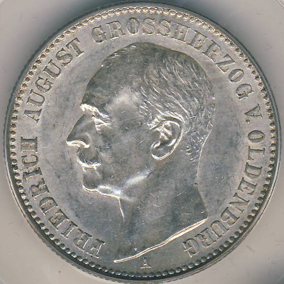 Oldenburg, 2 mark, 1900–1901