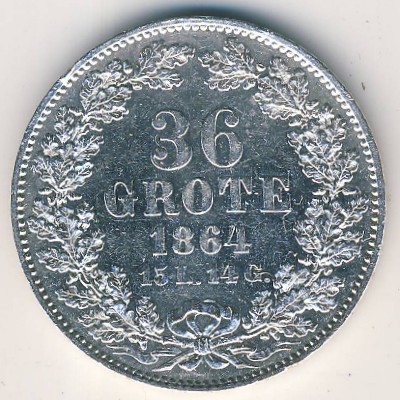 Bremen, 36 grote, 1859–1864