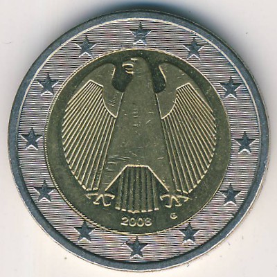 Германия, 2 евро (2008–2010 г.)