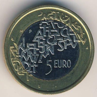 Finland, 5 euro, 2006