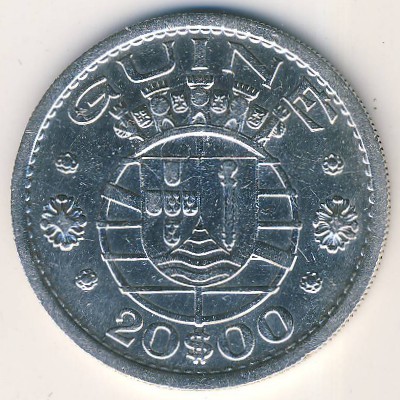 Guinea-Bissau, 20 escudos, 1952
