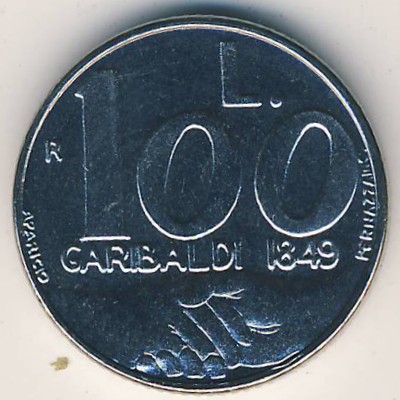 San Marino, 100 lire, 1991