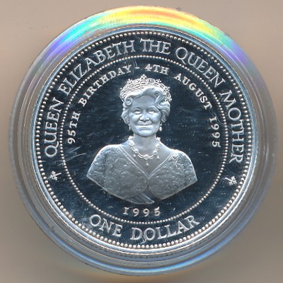 Barbados, 1 dollar, 1995