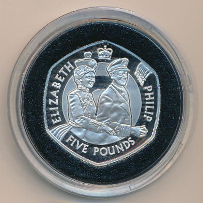 Остров Святой Елены и острова Вознесения, 5 фунтов (2007 г.)