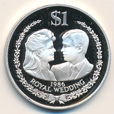 Cook Islands, 1 dollar, 1986
