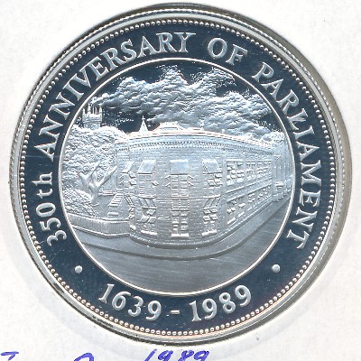Barbados, 50 dollars, 1989