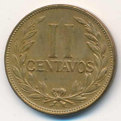Colombia, 2 centavos, 1952–1965