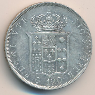 Неаполь и Сицилия, 120 гран (1840–1851 г.)