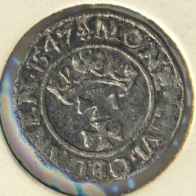 Danzig, 1 shilling, 1547