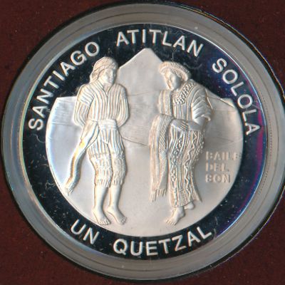 Guatemala, 1 quetzal, 1997