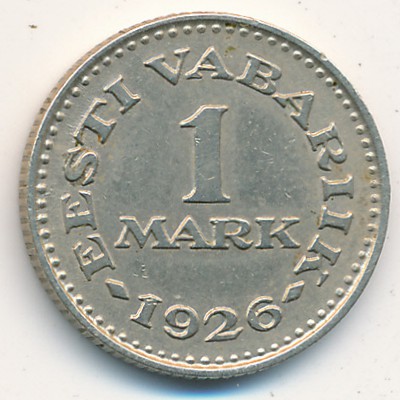 Estonia, 1 mark, 1926