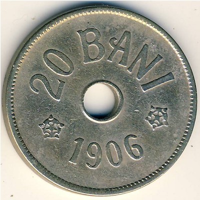 Romania, 20 bani, 1905–1906