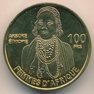 Бассас-да-Индия., 100 франков (2012 г.)
