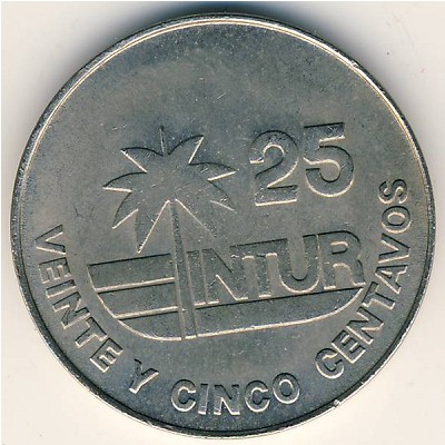 Cuba, 25 centavos, 1981