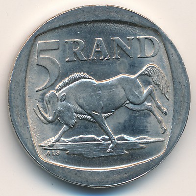 ЮАР, 5 рэндов (1994–1995 г.)