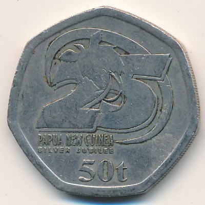Papua New Guinea, 50 toea, 2000