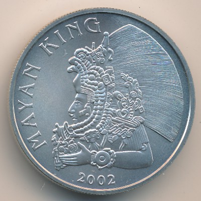 Belize, 1 dollar, 2002