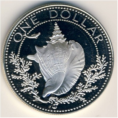 Bahamas, 1 dollar, 1974–1980