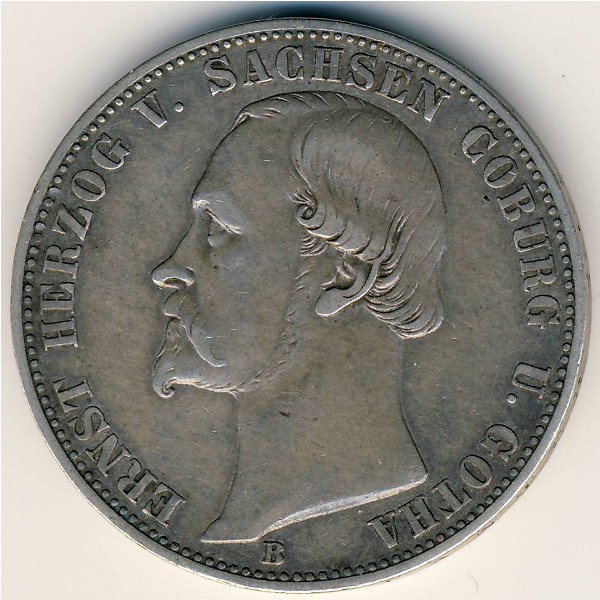 Saxe-Coburg-Gotha, 1 thaler, 1862–1870