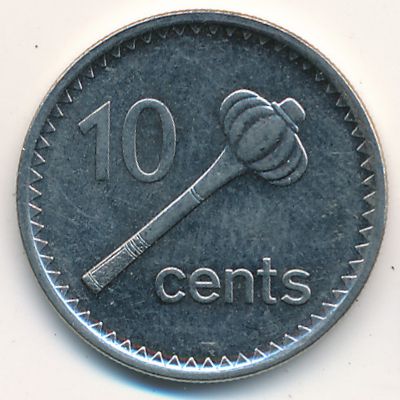 Fiji, 10 cents, 2009–2010