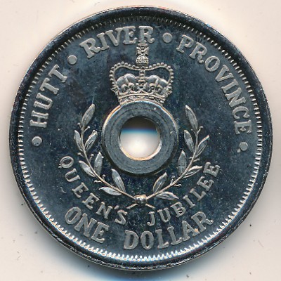 Хатт Ривер., 1 доллар (1977–1978 г.)
