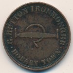 Australia, 1 penny, 1850