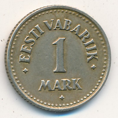 Estonia, 1 mark, 1924