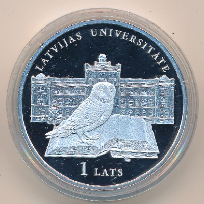 Latvia, 1 lats, 2009