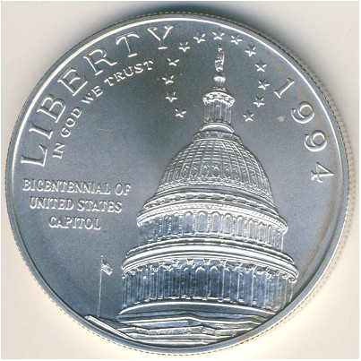 USA, 1 dollar, 1994