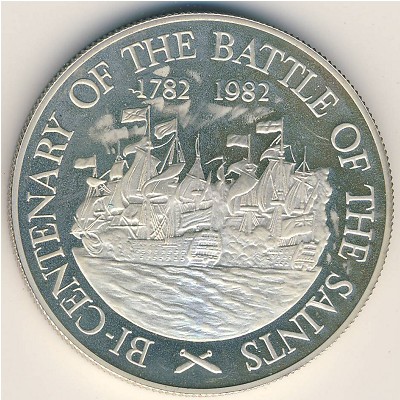 Saint Lucia, 10 dollars, 1982