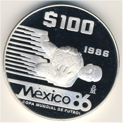 Мексика, 100 песо (1986 г.)