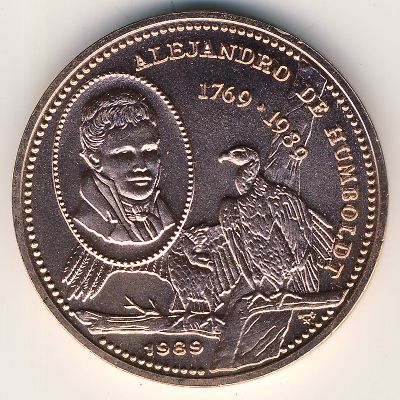 Cuba, 1 peso, 1989