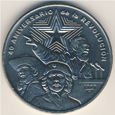 Cuba, 1 peso, 1999
